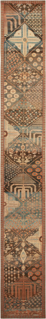 Antique Persian Farahan Sarouk Runner Rug 73406 by Nazmiyal Antique Rugs