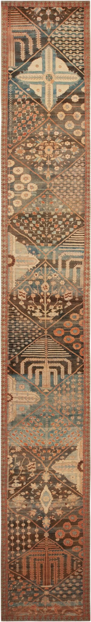 Antique Persian Farahan Sarouk Runner Rug 73406 by Nazmiyal Antique Rugs