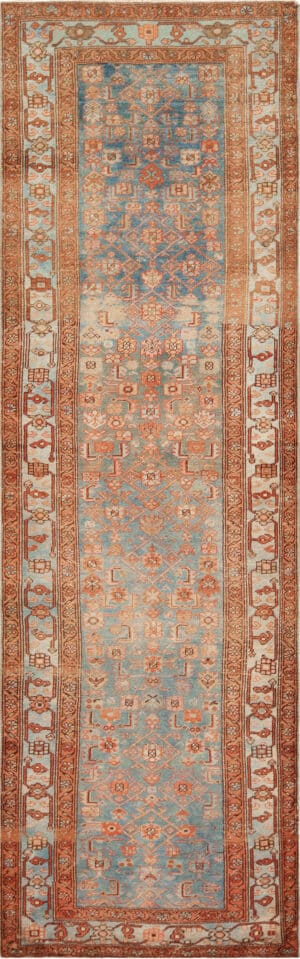 Antique Persian Geometric Malayer Rug 73446 by Nazmiyal Antique Rugs
