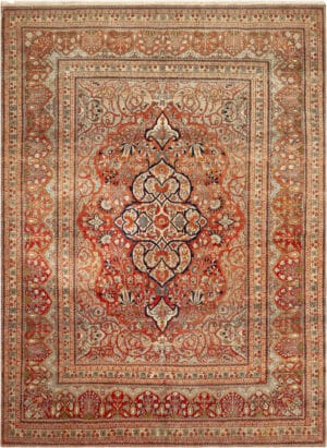 Antique Persian Mohtasham Kashan Rug 73458 by Nazmiyal Antique Rugs