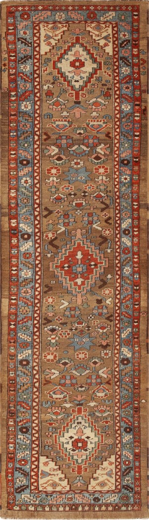 Antique Persian Serab Runner Rug 73467 by Nazmiyal Antique Rugs