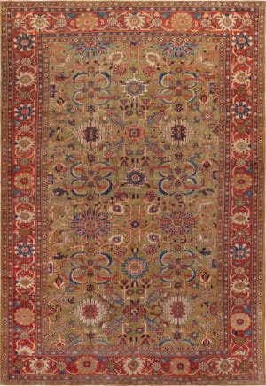 Antique Persian Sultanabad Rug 73441 by Nazmiyal Antique Rugs