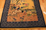 Antique Silk Metallic Thread Chinese Rug Birds 73433 by Nazmiyal Antique Rugs