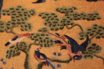 Antique Silk Metallic Thread Chinese Rug Birds 73433 by Nazmiyal Antique Rugs