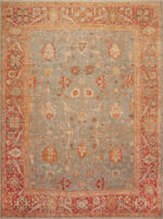 Steeped in Tradition Antique Sultanabad Persian Rug 73469 by Nazmiyal Antique Rugs