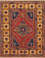 Antique Turkey Geometric Bergama Rug Antique Turkey Geometric Bergama Rug 73425 by Nazmiyal Antique Rugs
