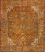 Antique Turkish Oushak Rug Antique Turkish Oushak Rug 73437 by Nazmiyal Antique Rugs