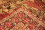 Historical Storytelling Antique Persian Kerman Mashahir Pictorial Rug Back 73429 by Nazmiyal Antique Rugs