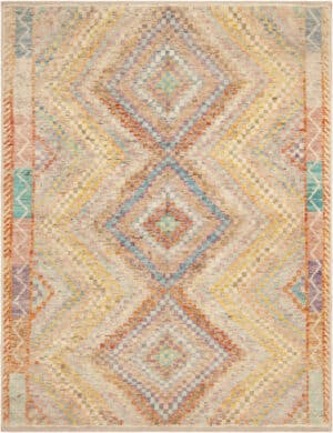 Modern Contemporary Geometric Rug 12148 by Nazmiyal Antique Rugs