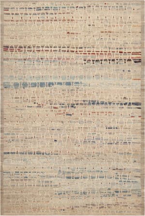 Modern Contemporary Rug 12150 by Nazmiyal Antique Rugs