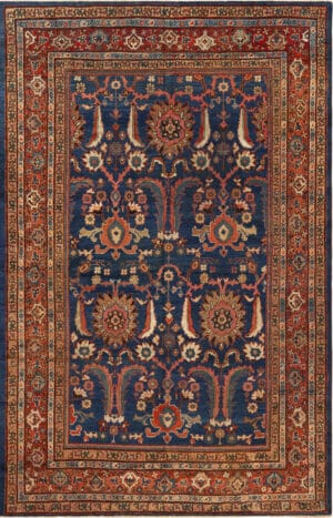 Persian Antique Sultanabad Rug 73416 by Nazmiyal Antique Rugs