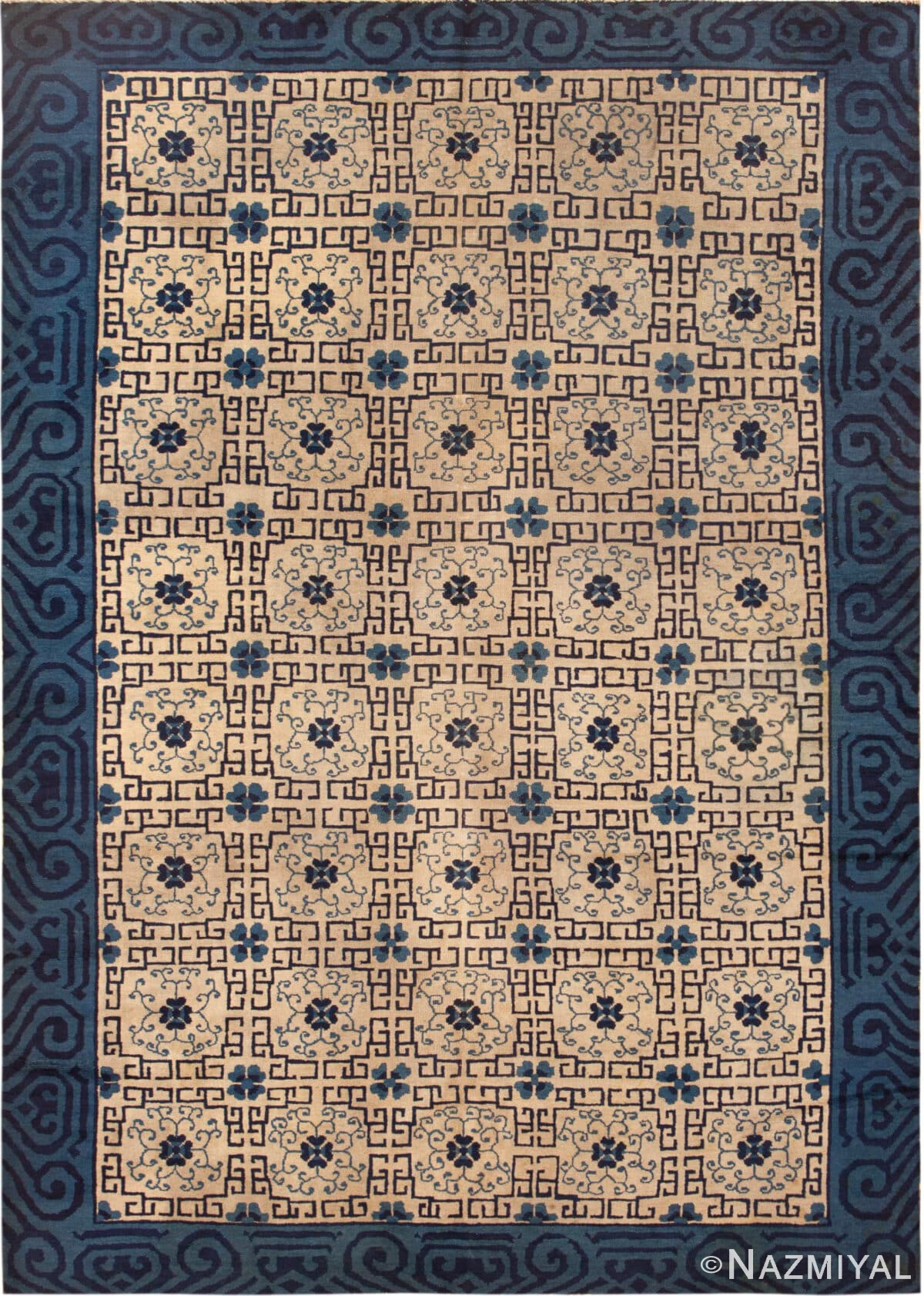 Antique Chinese Rug 73434 by Nazmiyal Antique Rugs