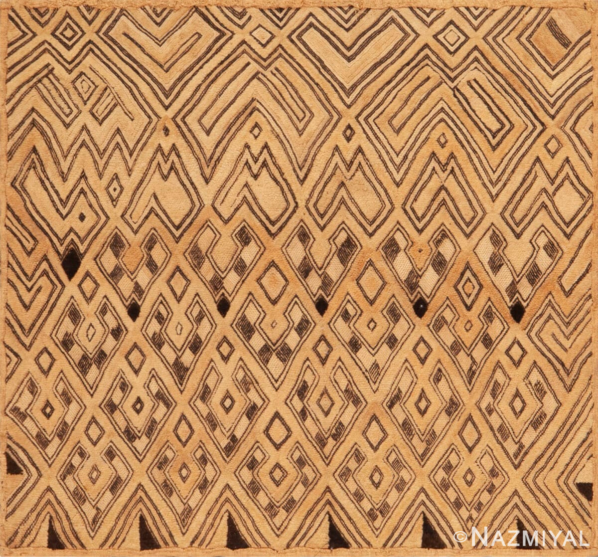 Antique Geometric African Textile 73456 by Nazmiyal Antique Rugs