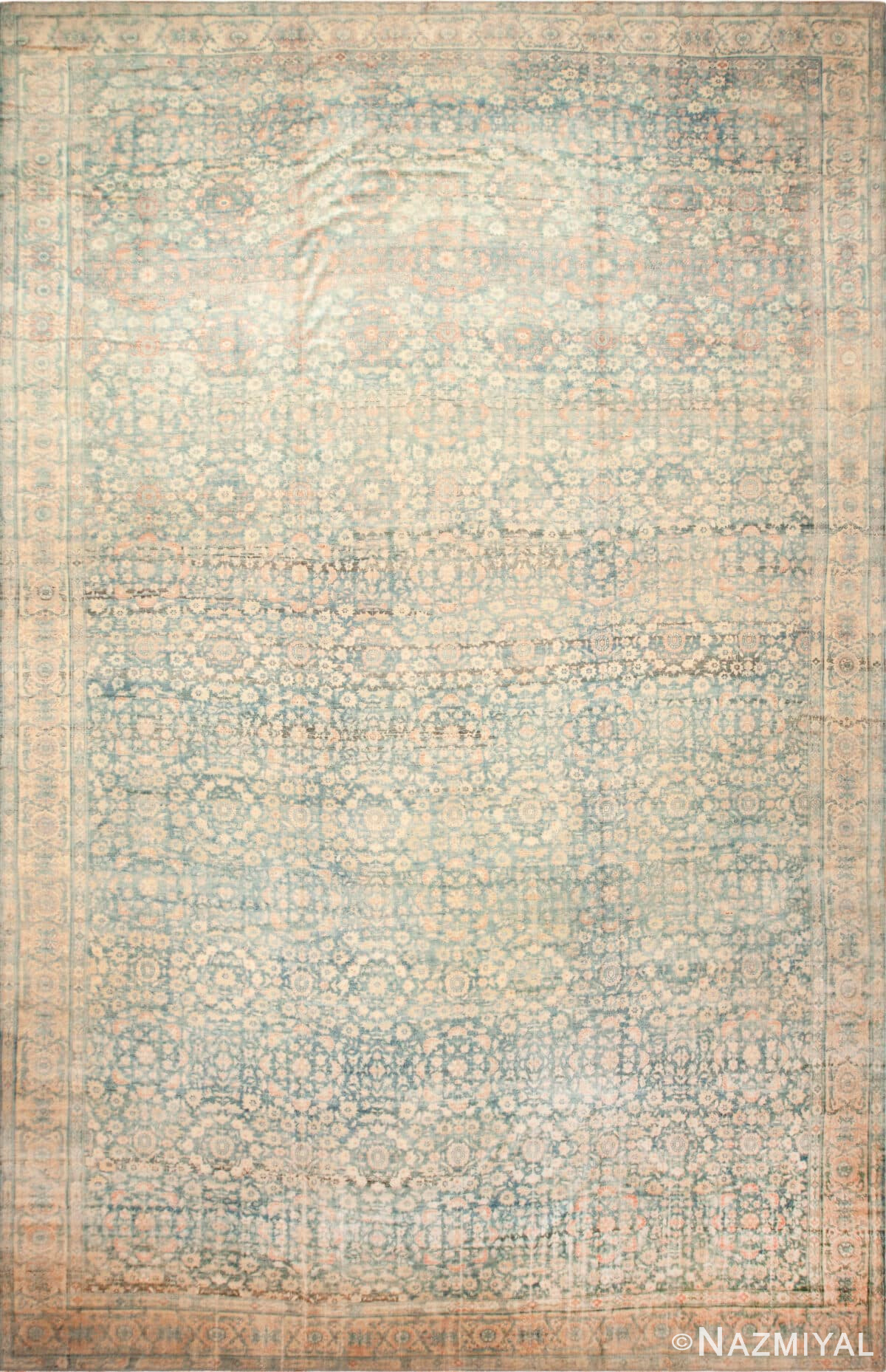 Subtly Sophisticated Antique Malayer Persian Expertly Knotted Rug 73473 by Nazmiyal Antique Collection