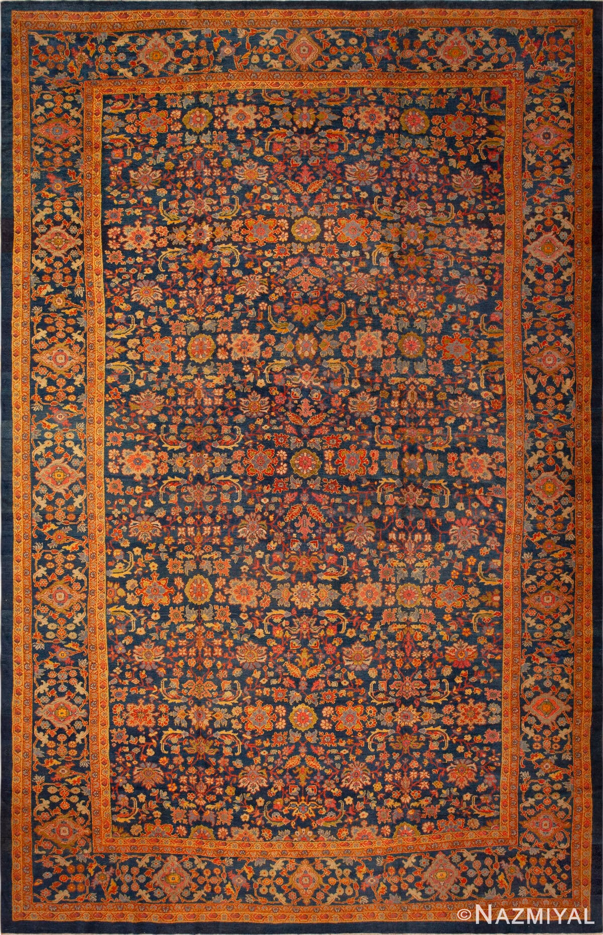 Antique Persian Sultanabad Rug 73414 by Nazmiyal Antique Rugs