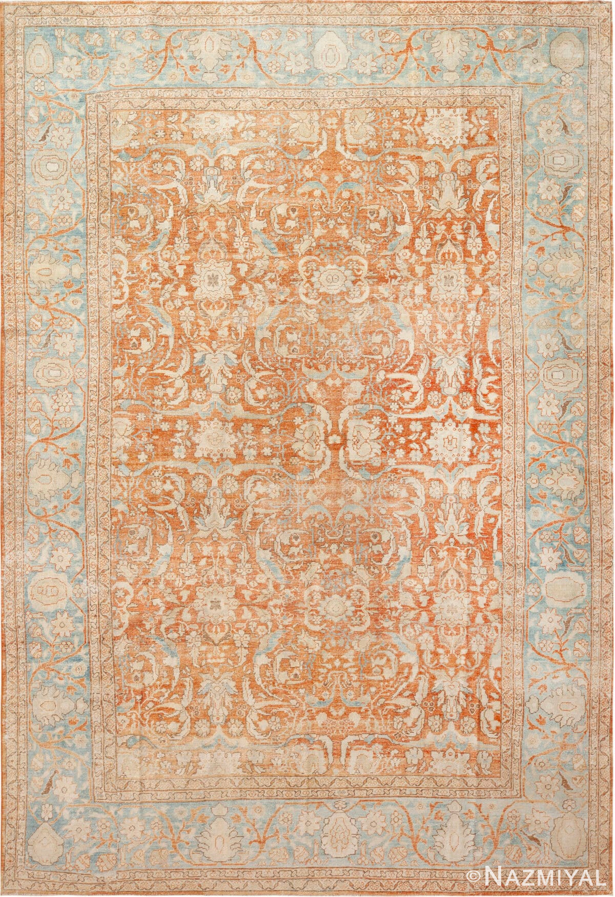 Antique Persian Sultanabad Rug 73440 by Nazmiyal Antique Rugs
