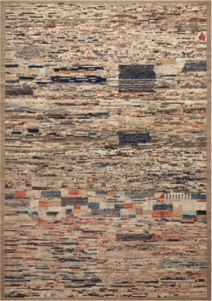 21st Century Modern Textured Eclectic Design Rug 12337 by Nazmiyal Antique Rugs