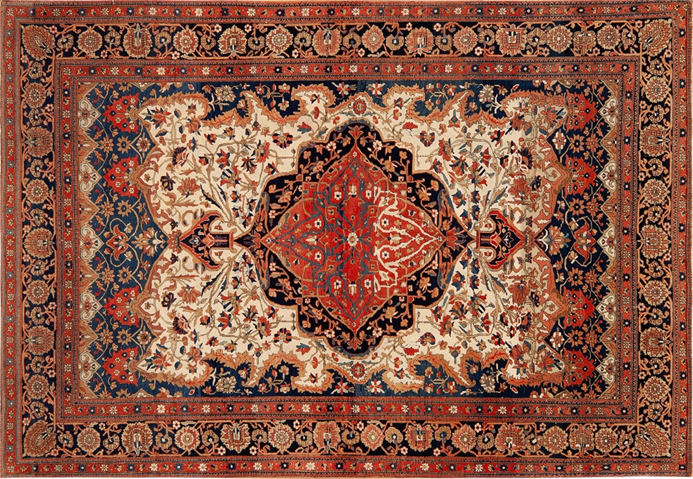 Master Weaver’s Antique Persian Mohtashem Kashan Rug Master Weaver’s Antique Persian Mohtashem Kashan Rug