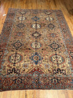 Antique Persian Geometric Heriz Rug 73514 by Nazmiyal Antique Rugs