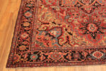 Antique Persian Heriz Central Medallion Rug 73058 by Nazmiyal Antique Rugs