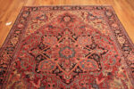 Antique Persian Heriz Central Medallion Rug 73058 by Nazmiyal Antique Rugs