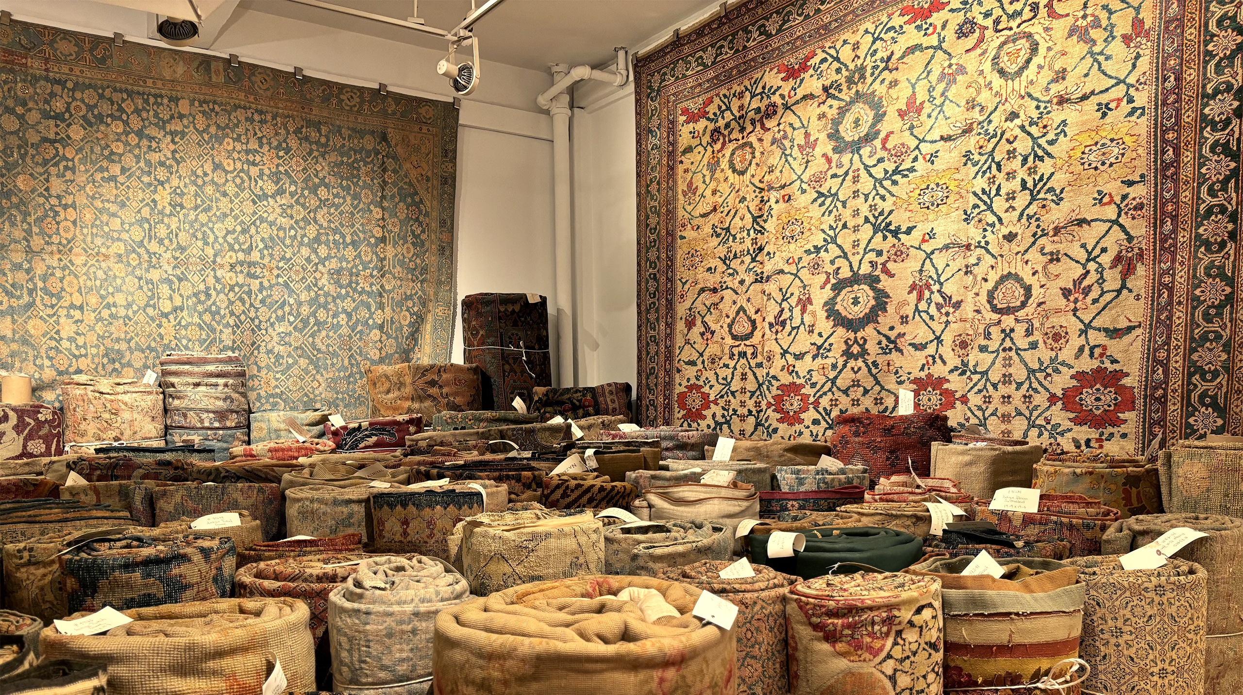 Antique Rug Collection Showroom by Nazmiyal Antique Rugs