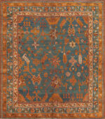 Antique Turkish Oushak Rug Antique Turkish Oushak Rug 73512 by Nazmiyal Antique Rugs