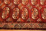 Border Of Antique Persian Turkeman Runner Rug 43966 by Nazmiyal Antique Rugs