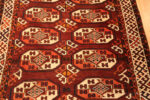 Close Up Of Antique Persian Turkeman Runner Rug 43966 by Nazmiyal Antique Rugs