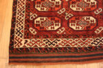 Corner Of Antique Persian Turkeman Runner Rug 43966 by Nazmiyal Antique Rugs