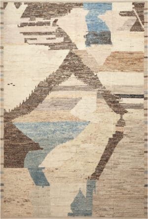 Modern Abstract Design Rug 12330 by Nazmiyal Antique Rugs