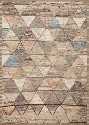 Modern Geometric Balkhi Rug 12265 Nazmiyal Antique Rugs