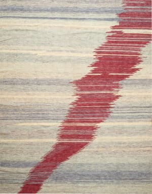 Modern Swedish Style Kilim Rug 73500 by Nazmiyal Antique Rugs