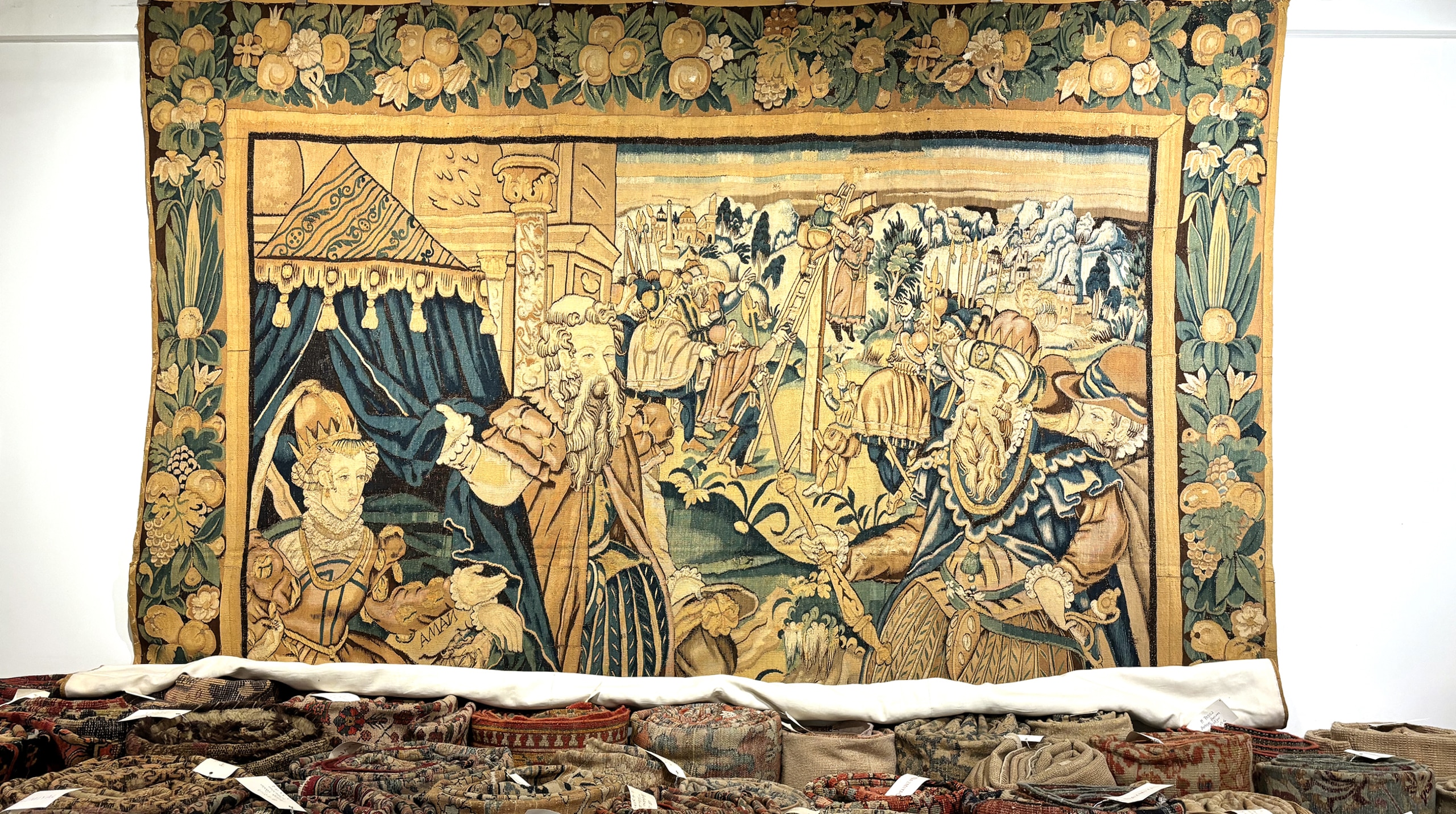 Nazmiyal Antique Tapestries Collection Showroom