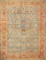 Oversized Antique Persian Ziegler Sultanabad Rug Oversized Antique Persian Ziegler Sultanabad Rug 73505 by Nazmiyal Antique Rugs