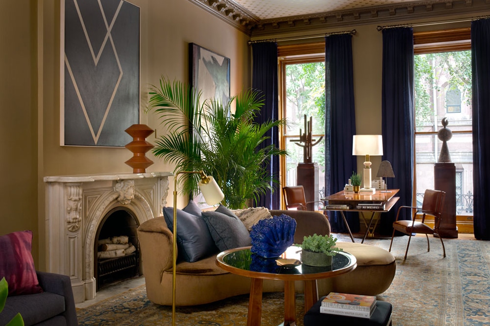 Antique Persian Rugs in American House