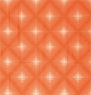 Vividly Orange Vintage Scandinavian Verner Panton Textile 47852 by Nazmiyal Antique Rugs