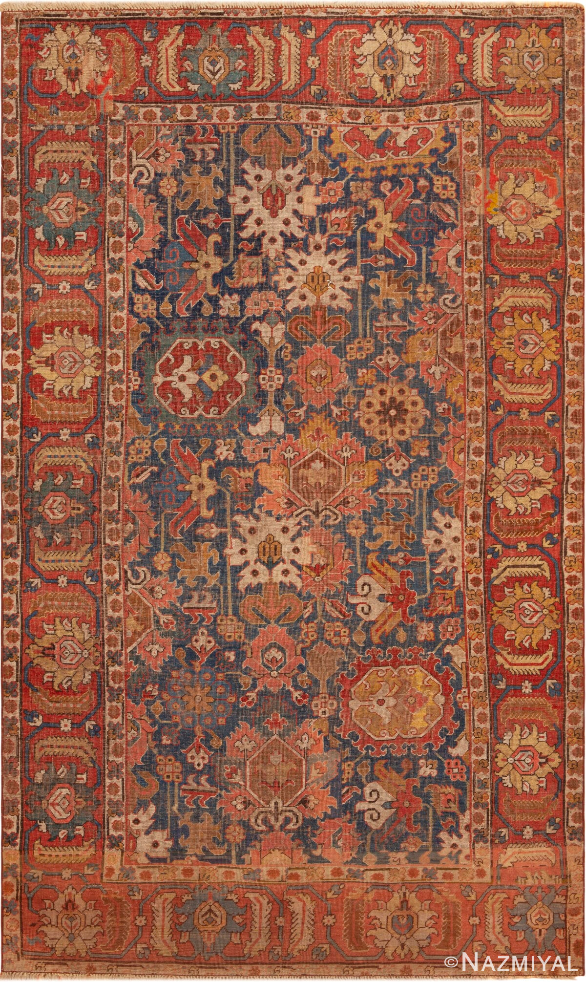 Antique 18th Century Caucasian Kuba Rug 73511 by Nazmiyal Antique Rugs