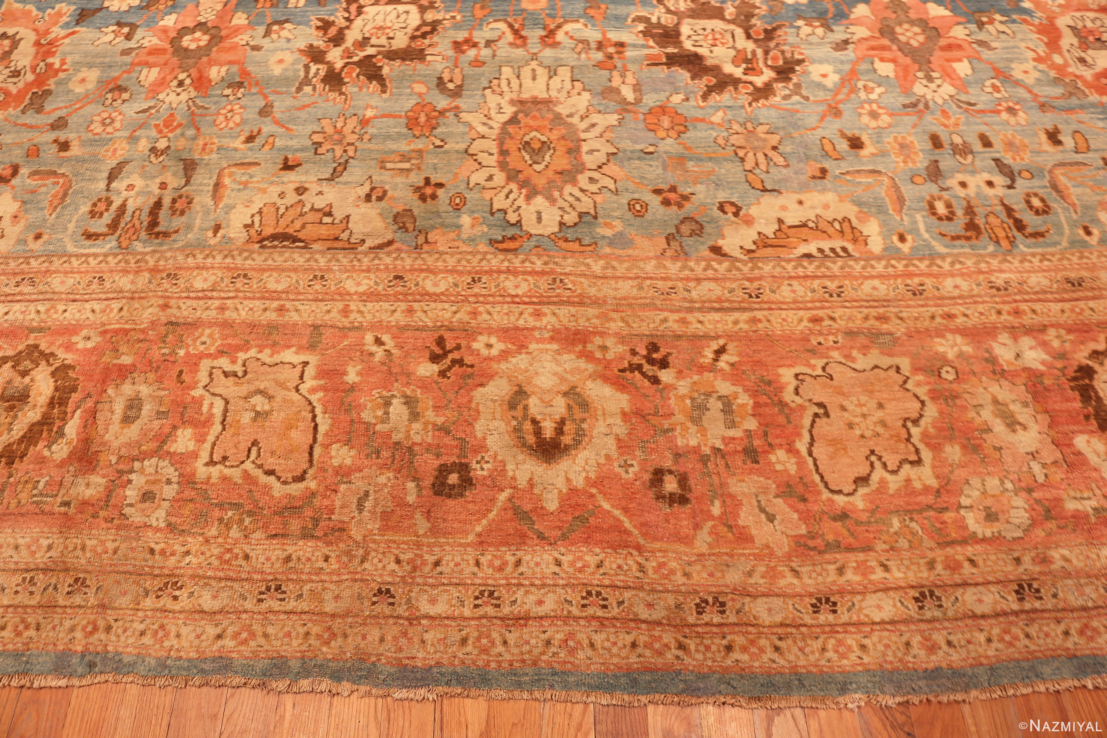 Oversized Antique Persian Ziegler Sultanabad Rug 73505 Nazmiyal