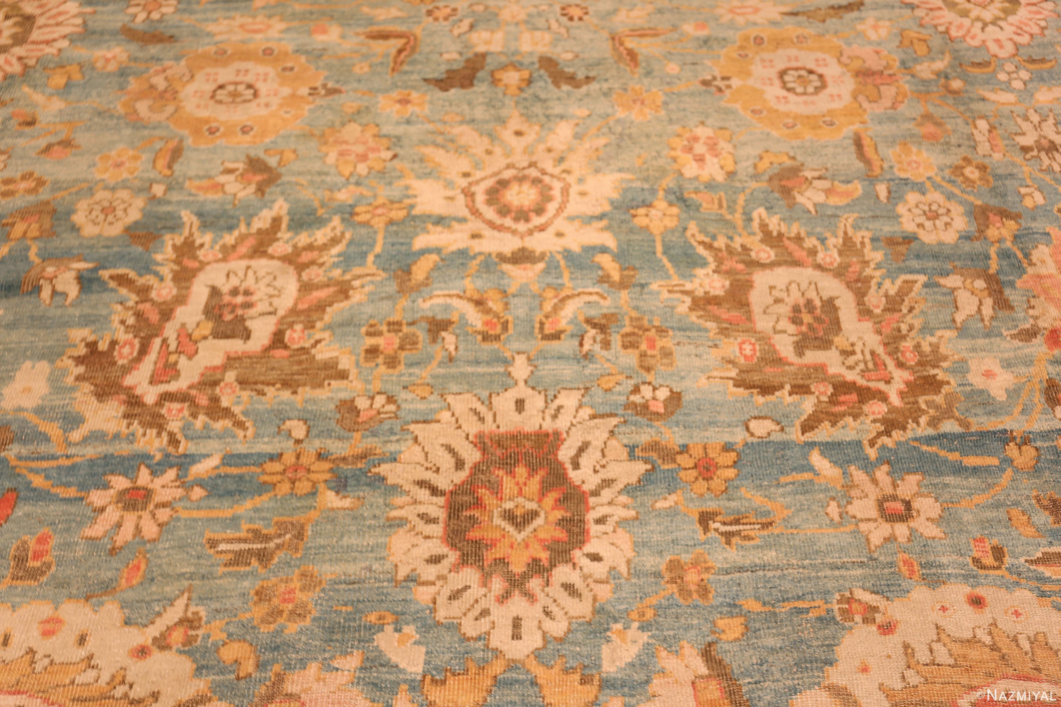 Oversized Antique Persian Ziegler Sultanabad Rug 73505 Nazmiyal