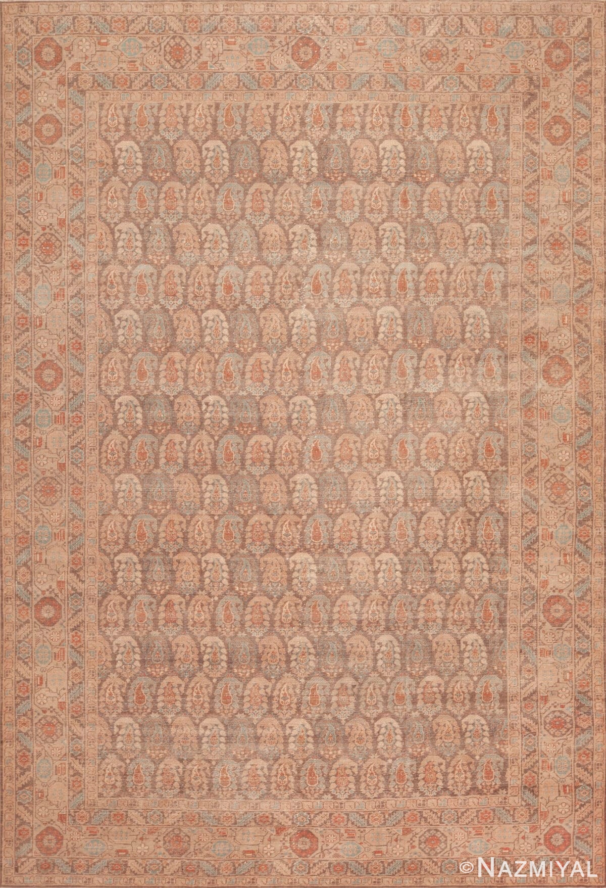Vintage Floral Turkish Sivas Rug 73534 by Nazmiyal Antique Rugs