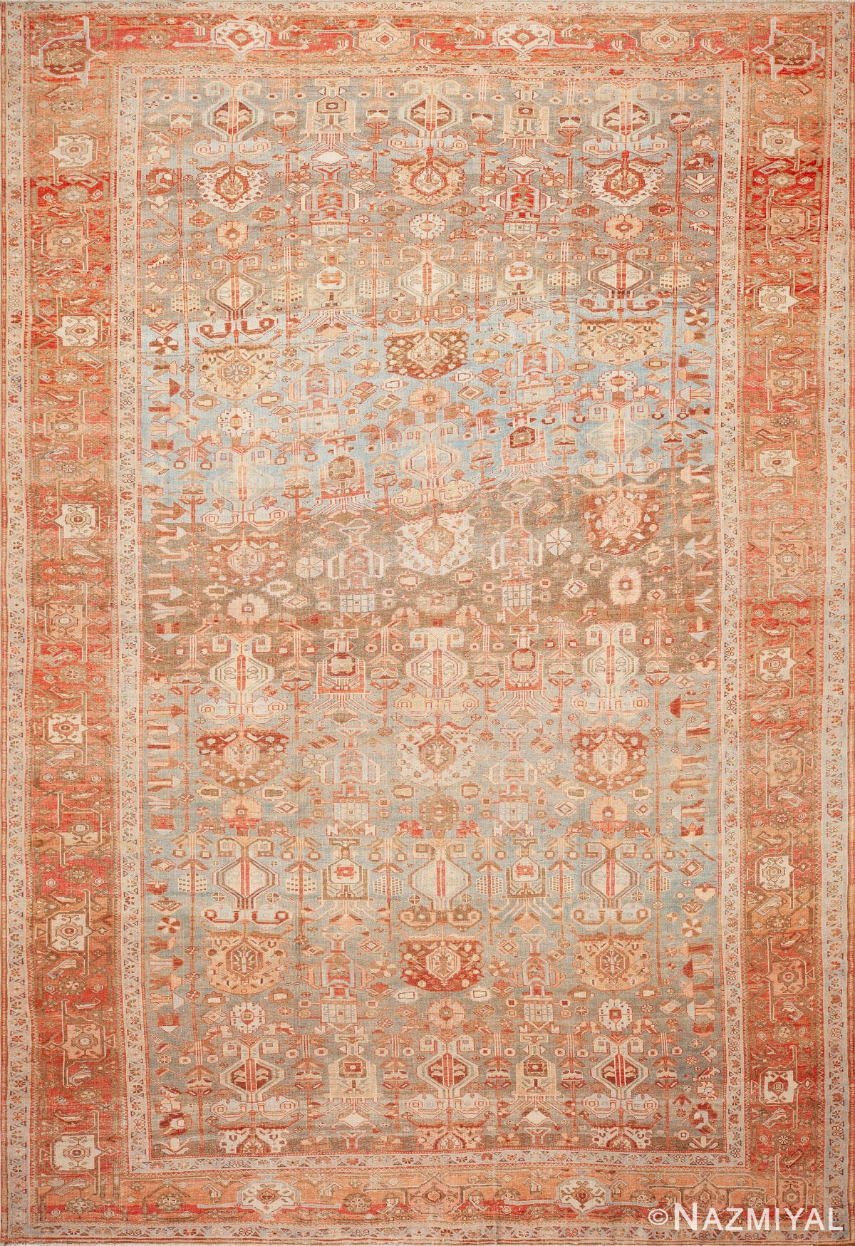 Vintage Persian Bakhtiari Rug 73532 by Nazmiyal Antique Collection