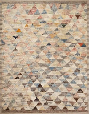 21st Century Geometric Diamond Design Contemporary Rug 12323 by Nazmiyal Antique Rugs