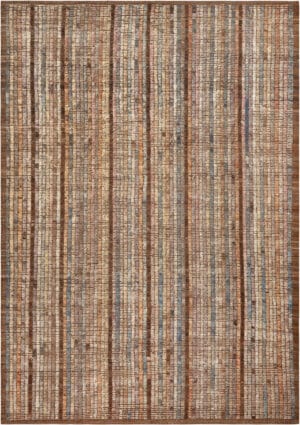 21st Century Striped Design Modern Rug 12326 by Nazmiyal Antique Rugs