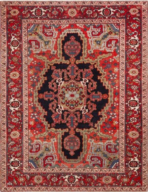 Antique Persian Heriz Serapi Rug 73595 by Nazmiyal Antique Rugs