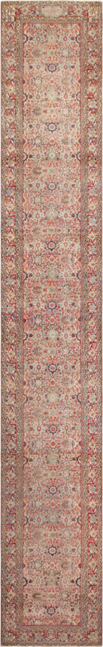 Antique Persian Kerman Runner Rug Antique Persian Kerman Runner Rug 73593 by Nazmiyal Antique Rugs
