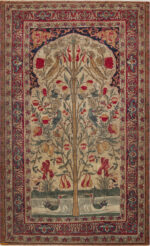 Antique Persian Kerman Tree Of Life Rug 73587 by Nazmiyal Antique Rugs
