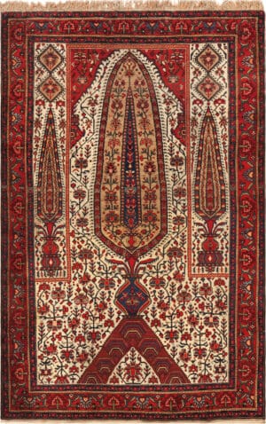 Antique Persian Malayer Cypress Tree Rug 73585 by Nazmiyal Antique Rugs