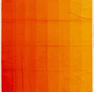 Bright Orange Hue Vintage Geometric Panton Textile 47746 by Nazmiyal Antique Rugs