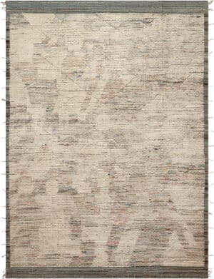 Contemporary Muted Tones Rug 12325 by Nazmiyal Antique Rugs